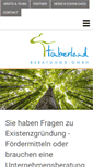 Mobile Screenshot of haberland-beratung.de